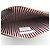 Thom Browne Clutch Medium Three Stripes in pelle martellata Nero - vista 9