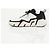 Prada Sneakers Techno Black White - vista 10
