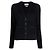 Thom Browne Cardigã de crepe de lã com corte relaxado Navy