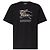 Burberry Sketch Cotton Kurzarm T-Shirt BLACK