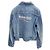 Balenciaga Wave Logo Denimjacke - Ansicht 2