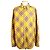 Burberry Camicia a quadri in cotone Yellow XL
