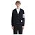 Thom Browne Cardigan ricamato Loop Back Bar Navy - vista 10