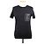 Fendi Kurzarm-T-Shirt aus Leder mit Tasche