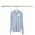 Brunello Cucinelli Strickpullover mit Rundhalsausschnitt Hellblau