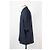 Louis Vuitton Camicia a maniche corte in misto seta Mini Monogram Navy - vista 3