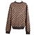 Louis Vuitton Gerippter Damier Strickpullover XL