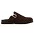Prada Suede Mules Dark Brown - view 4