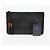 Gucci Clutch in pelle nera Bamboo - vista 10