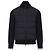 Moncler Gesteppter Woll-Cardigan mit Reißverschluss Navy