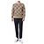 Burberry Klassischer karierter Wollpullover mit Rundhalsausschnitt (Beige) - Ansicht 3