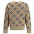 Burberry Klassischer karierter Wollpullover mit Rundhalsausschnitt (Beige) - Ansicht 8