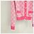 Gucci Wollcardigan in Rosa mit GG-Jacquard-Muster - Ansicht 7