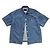 Prada Sovracamicia in denim Triangle Blue Giacca da uomo