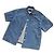 Prada Sovracamicia in denim Triangle Blue Giacca da uomo - vista 2