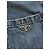 Prada Sovracamicia in denim Triangle Blue Giacca da uomo - vista 9