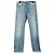 Gucci Web Side Denim Pants Blue