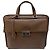 Prada Mallette en cuir Saffiano Marron