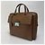 Prada Mallette en cuir Saffiano Marron - vue 3