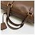Prada Mallette en cuir Saffiano Marron - vue 8