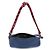 Pouch Miu Miu in gabardine indigo amarante - vista 6