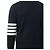 Thom Browne 4-Bar Wollcardigan mit V-Ausschnitt Navy - Ansicht 5