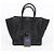 Luggage Céline Borsa a spalla Mini Tote in pelle grana Noir - vista 14