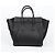 Luggage Céline Borsa a spalla Mini Tote in pelle grana Noir - vista 4