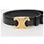 Céline Cinturón Logo Triomphe Black - vista 3