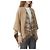 Burberry Mantella reversibile a quadri in lana da donna Poncho Sciarpa Mantello
