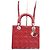 Dior Lady Patent Medium Tote Schultertasche