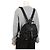 Prada Zaino in nylon con logo triangolare Nero - vista 10
