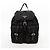 Prada Zaino in nylon con logo triangolare Nero - vista 2
