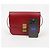 Céline Borsa a spalla Classic Box in pelle di vitello Medium Rossa - vista 12