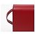 Céline Borsa a spalla Classic Box in pelle di vitello Medium Rossa - vista 5