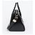 Givenchy Borsa a spalla Antigona in pelle lucida Medium Nera - vista 5