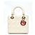 Dior Lady Heart Cannage White Condition