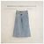 Chanel Pantalones Denim Anchos Washing Blue - vista 2