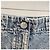 Chanel Pantalones Denim Anchos Washing Blue - vista 8