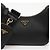 Prada Borsa a tracolla Re-Edition in pelle Saffiano Black - vista 3
