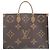 Louis Vuitton Borsa a tracolla Monogram On The Go GM