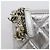 Chanel Clutch Matelassé Caviar Silver CC Logo Large Series - vista 4