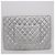 Chanel Clutch Matelassé Caviar Silver CC Logo Large Series - vista 5