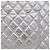 Chanel Clutch Matelassé Caviar Silver CC Logo Large Series - vista 6