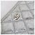 Chanel Clutch Matelassé Caviar Silver CC Logo Large Series - vista 7