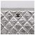 Chanel Clutch Matelassé Caviar Silver CC Logo Large Series - vista 8