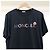 Moncler T-Shirt mit gummiertem Logo-Print Night Blue - Ansicht 8