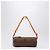 Pochette Miu Miu in gabardine marrone - vista 4