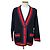 Gucci Web Stripe Wool Knit Cardigan