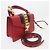 Gucci Mini Tote e Borsa a Tracolla Rossa - vista 3